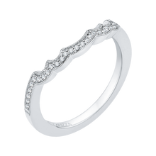 Load image into Gallery viewer, Curving Round Diamond Wedding Band CARIZZA CA0181BH-37W
