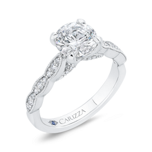 Load image into Gallery viewer, Semi-Mount Round Diamond Engagement Ring CARIZZA CA0410EH-37W-1.50
