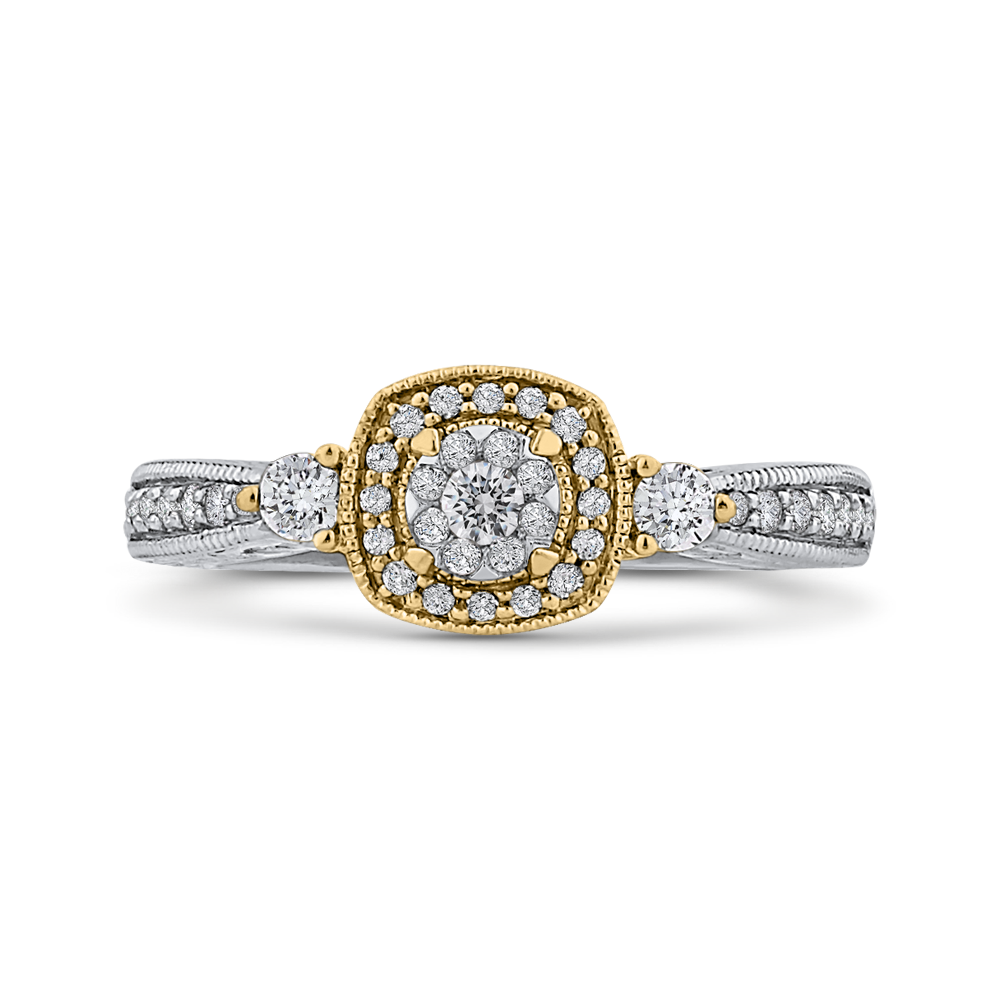 Round White Diamond Fashion Ring Luminous ES0885ECT-42WY