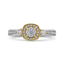 Load image into Gallery viewer, Round White Diamond Fashion Ring Luminous ES0885ECT-42WY
