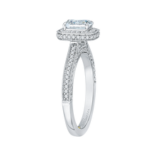 Load image into Gallery viewer, Emerald Cut Diamond Engagement Ring Promezza PRE0133ECH-44W-.50
