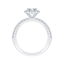 Load image into Gallery viewer, Cushion Diamond Halo Engagement Ring Promezza PRU0018EC-02W
