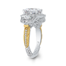 Load image into Gallery viewer, Cushion Cut Diamond Engagement Ring Carizza Boutique QRU0061EK-40WY-4.00
